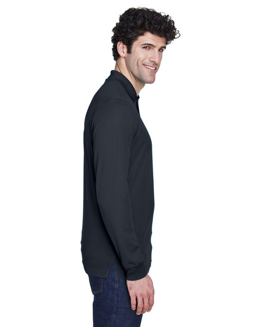 Ash City Core 365 88192 - Pinnacle Pour Hommes Polos En Piqué Performance Core 365™ À Manches Longues