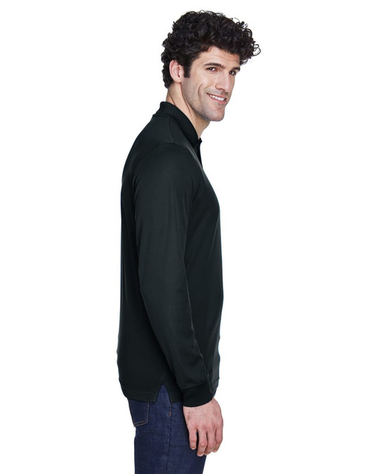 Ash City Core 365 88192 - Pinnacle Pour Hommes Polos En Piqué Performance Core 365™ À Manches Longues