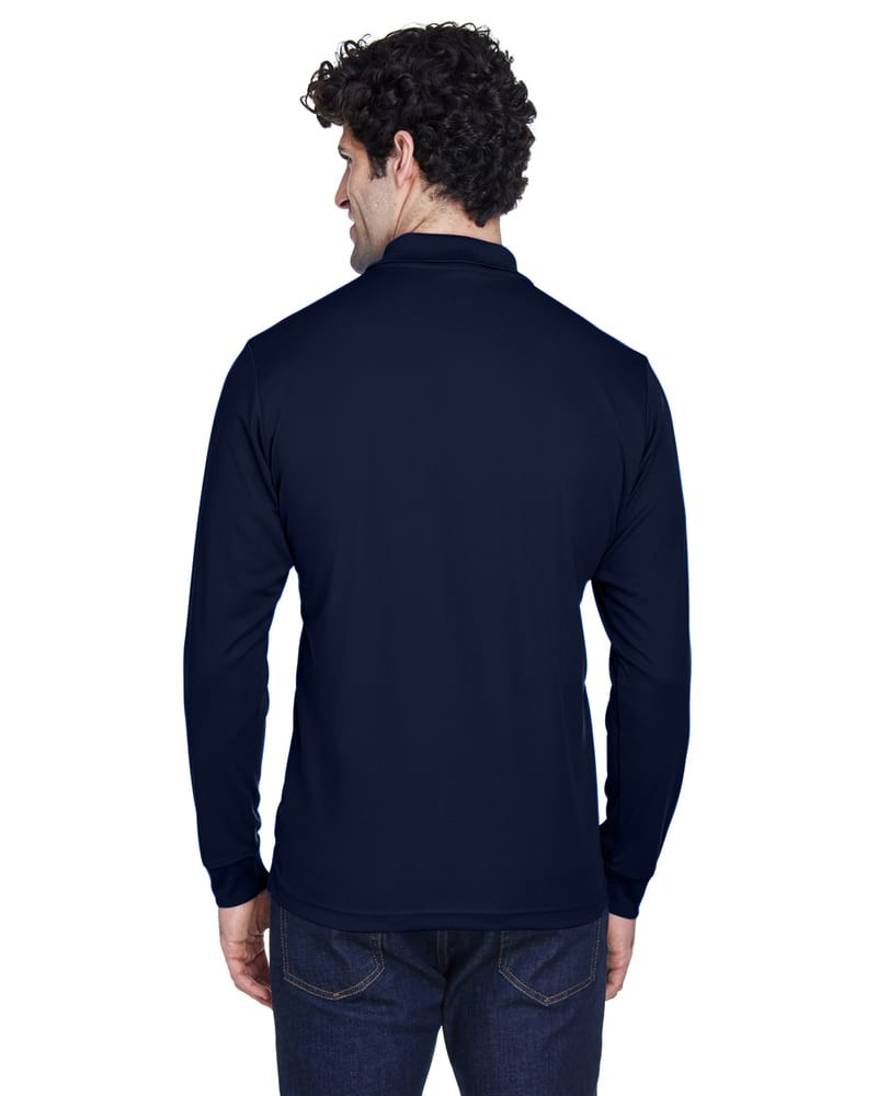 Ash City Core 365 88192 - Pinnacle Pour Hommes Polos En Piqué Performance Core 365™ À Manches Longues