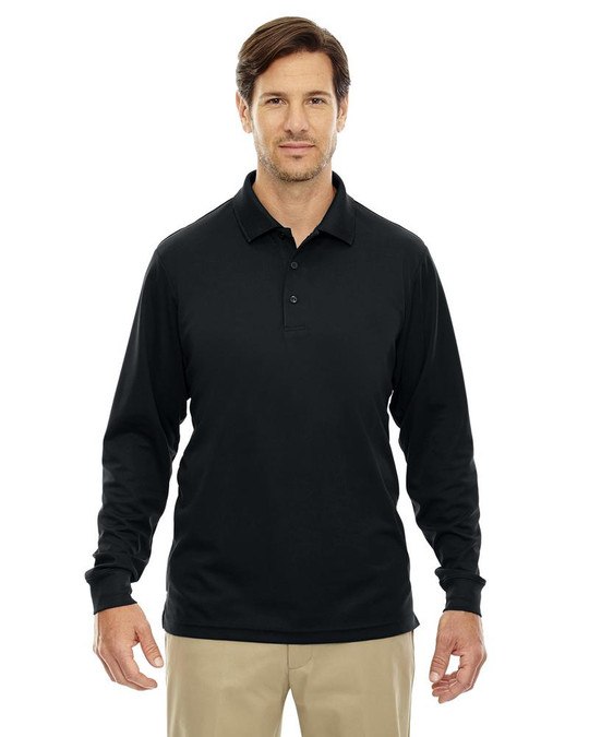 Ash City Core 365 88192T - Pinnacle Pour Hommes Polos En Piqué Performance Core 365™ À Manches Longues