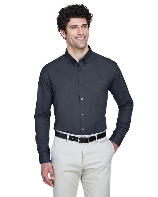 Ash City Core 365 88193 - Operate Pour Hommes Chemises En Twill Core 365™ À Manches Longues