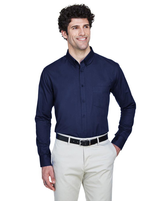 Ash City Core 365 88193 - Operate Pour Hommes Chemises En Twill Core 365™ À Manches Longues