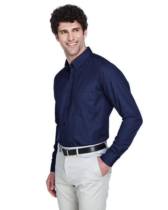 Ash City Core 365 88193 - Operate Pour Hommes Chemises En Twill Core 365™ À Manches Longues