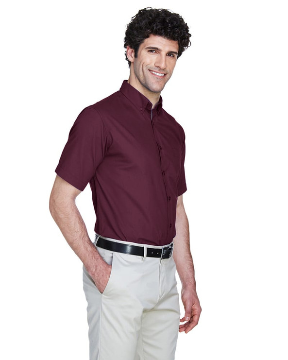 Ash City Core 365 88194 - Optimum Pour Hommes Chemises En Twill Core 365™ À Manches Courtes