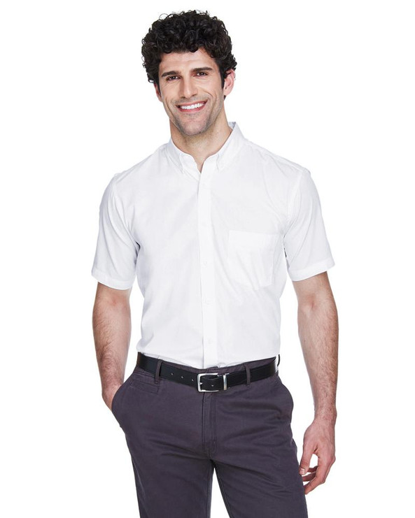 Ash City Core 365 88194 - Optimum Pour Hommes Chemises En Twill Core 365™ À Manches Courtes