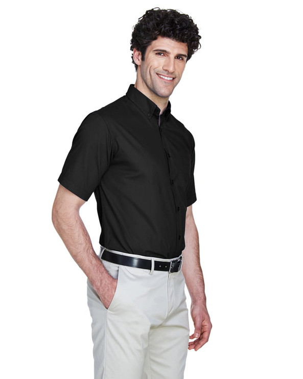 Ash City Core 365 88194 - Optimum Pour Hommes Chemises En Twill Core 365™ À Manches Courtes