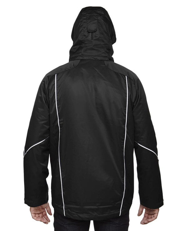 Ash City North End 88196T - ANGLE MEN'S TALL 3-in-1 JACKET WITH BONDED FLEECE LINER