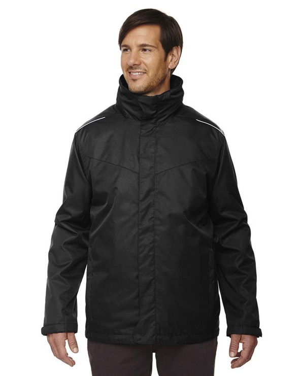 Ash City Core 365 88205T - Region Manteaux 3 En 1 Avec Manteau-Doublure En Molleton Pour Homme Long