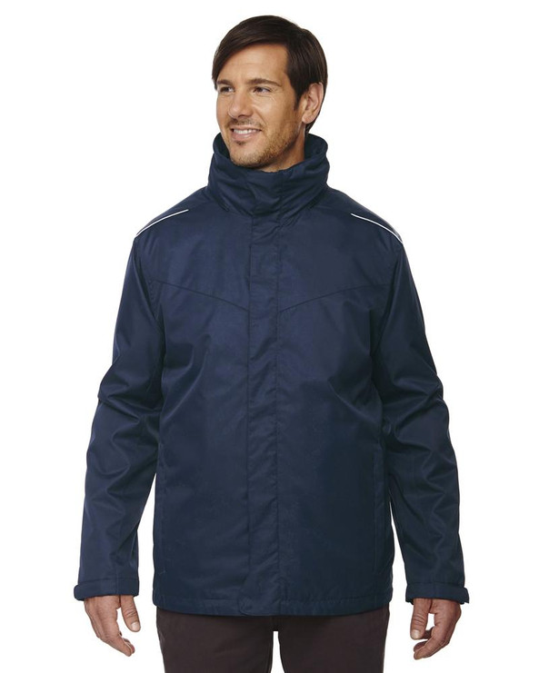 Ash City Core 365 88205T - Region Manteaux 3 En 1 Avec Manteau-Doublure En Molleton Pour Homme Long