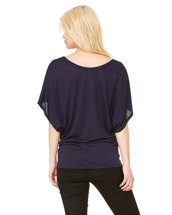 Bella+Canvas 8821 - Ladies Flowy Draped Sleeve Dolman T-Shirt