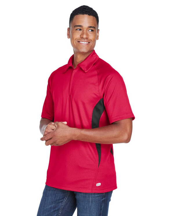 Ash City North End 88657 - SERAC MEN'S UTK cool.logikTM PERFORMANCE ZIPPERED POLO