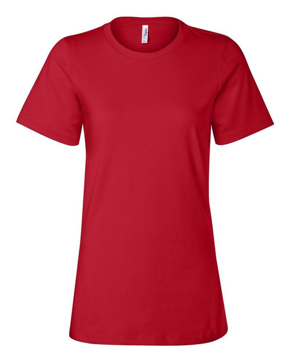 Bella+Canvas B6400 - Camiseta de manga corta de jersey relajado para mujer Missy