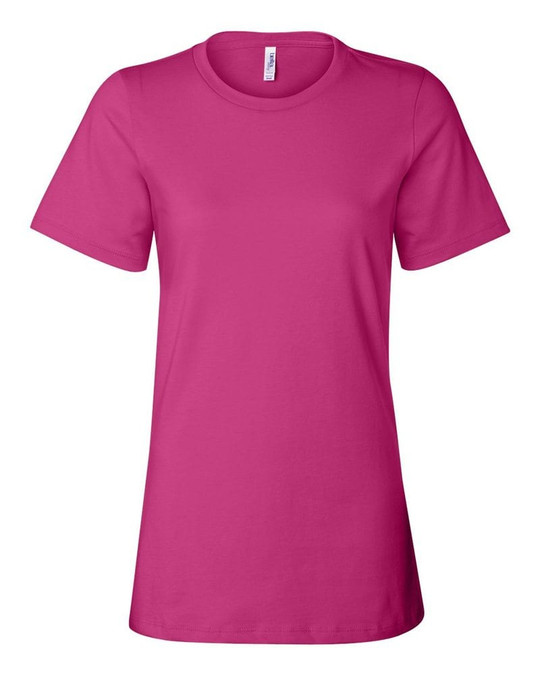Bella+Canvas B6400 - Camiseta de manga corta de jersey relajado para mujer Missy
