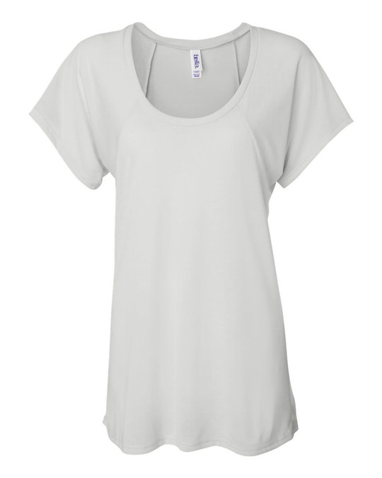 Bella+Canvas B8801 - Camiseta fluida de raglán para mujer Bella