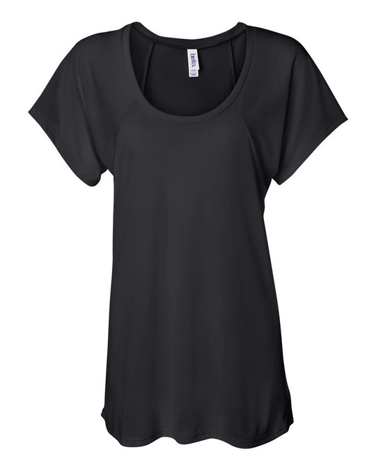 Bella+Canvas B8801 - Camiseta fluida de raglán para mujer Bella