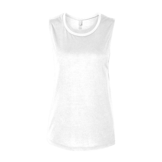 Bella+Canvas B8803 - Camiseta sin mangas fluida con escote redondo para mujer