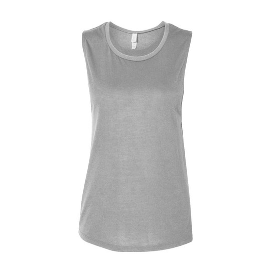 Bella+Canvas B8803 - Camiseta sin mangas fluida con escote redondo para mujer