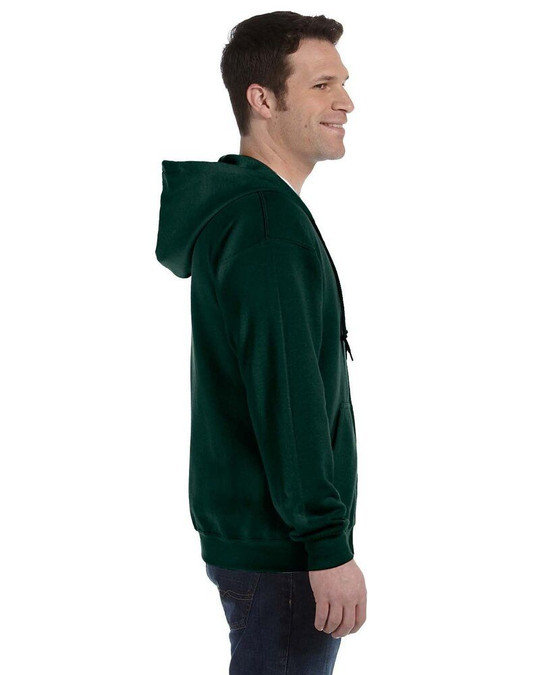 Gildan G186 - Molleton à capuchon Heavy BlendMC 50/50, 13,3 oz de MD avec glissière tout au long