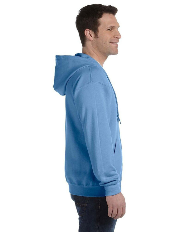 Gildan G186 - Molleton à capuchon Heavy BlendMC 50/50, 13,3 oz de MD avec glissière tout au long