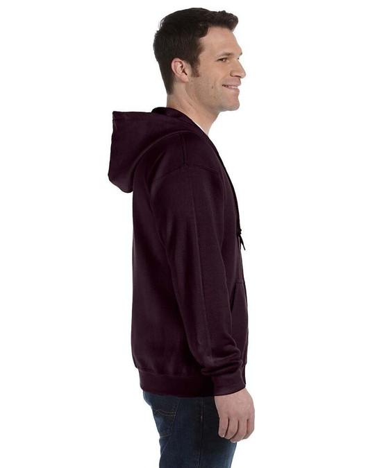 Gildan G186 - Molleton à capuchon Heavy BlendMC 50/50, 13,3 oz de MD avec glissière tout au long