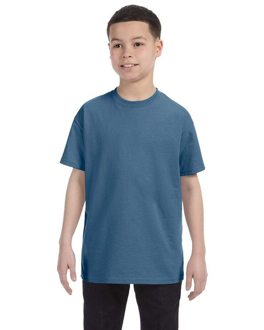 Gildan G500B - T-shirt pour enfant Heavy CottonMD, 8,9 oz de MD (5000B)