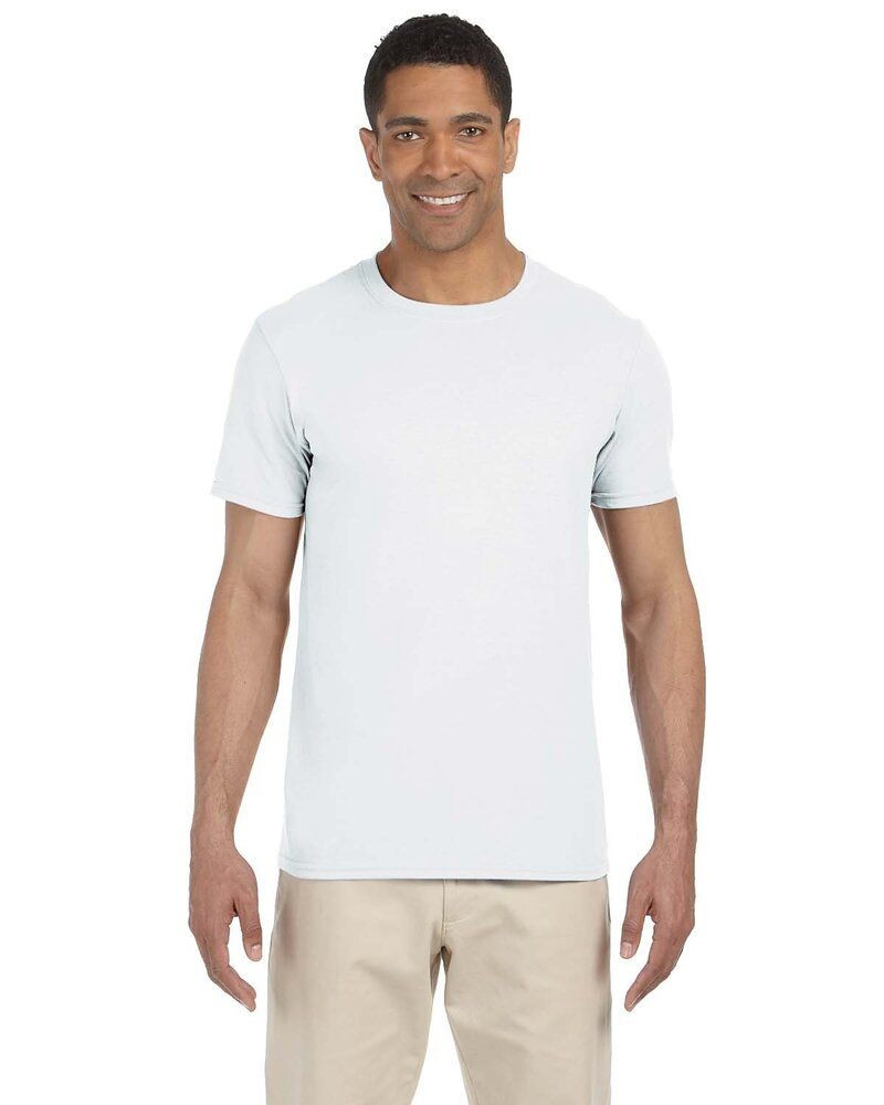 Gildan G640 - Softstyle® 4.5 oz., T-Shirt - White | Needen USA