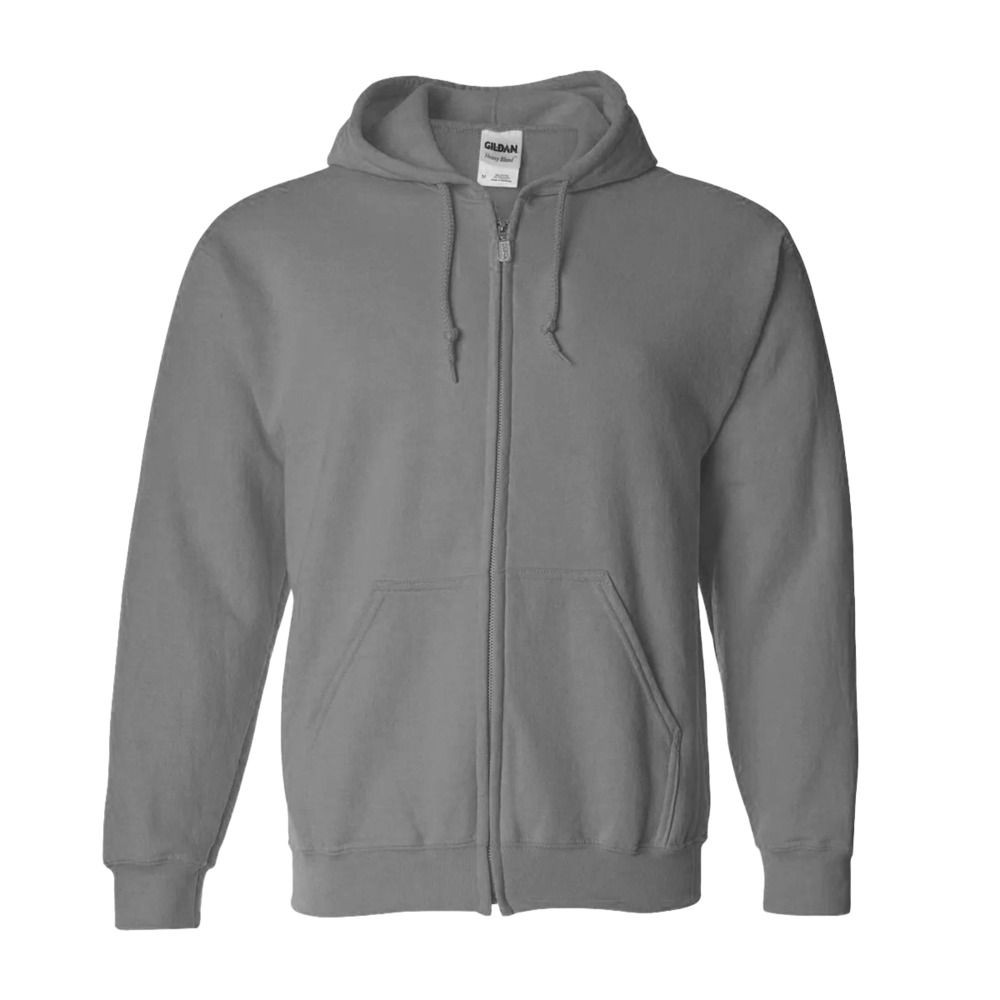 Gildan 18600 - FULL ZIP HOODED SWEATSHIRT 8 oz.