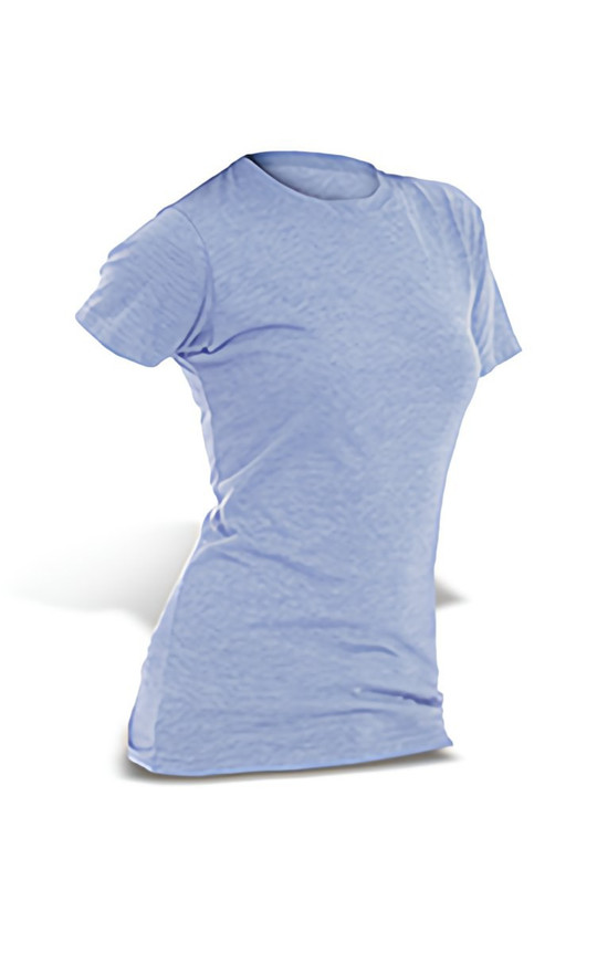 M & O Knits 3540 - T-SHIRT EN COTON FIN POUR DAMES