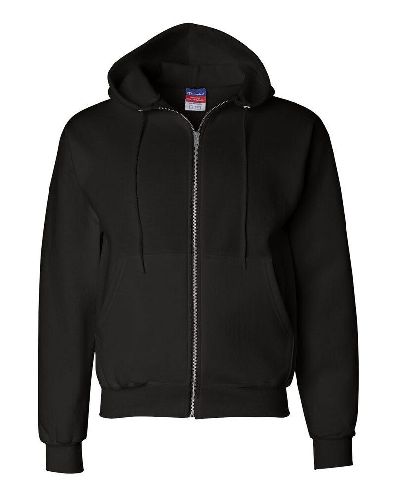 Champion S800 - Eco Full-Zip Hooded Sweatshirt - Black
