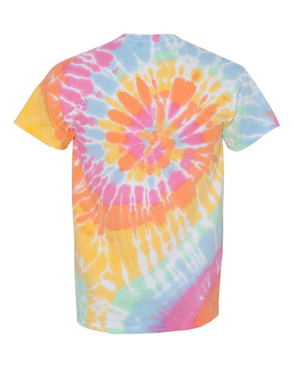 Tie-Dyed 200MS - Multi-Color Spiral Short Sleeve T-Shirt