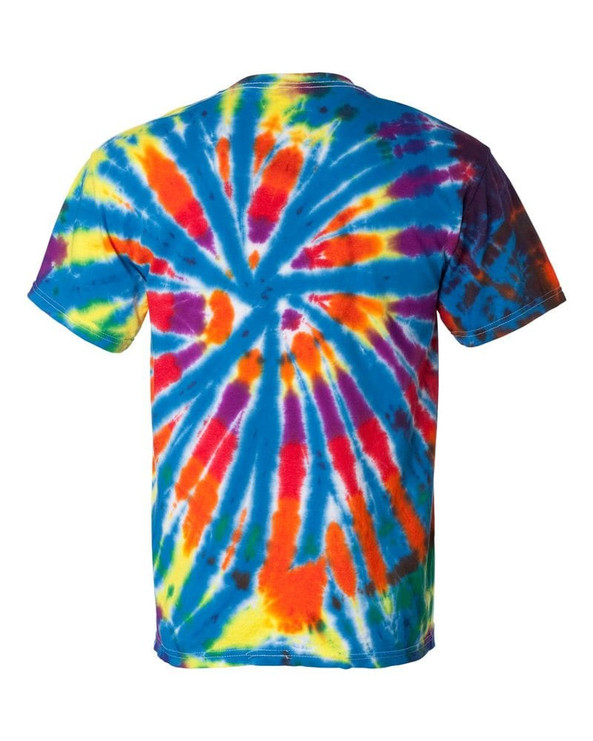 Tie-Dyed 200TD - Short Sleeve Rainbow Cut-Spiral T-Shirt