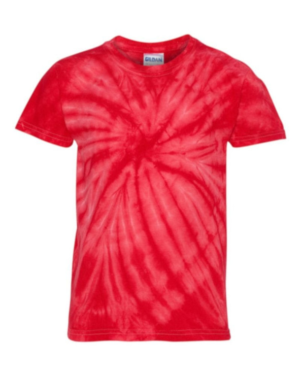 Tie-Dyed 20BCY - Youth Cyclone Vat-Dyed Pinwheel Short Sleeve T-Shirt