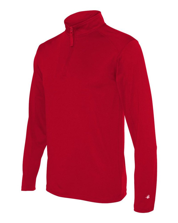Badger 4280 - Poly/Spandex 1/4 Zip Lightweight Pullover