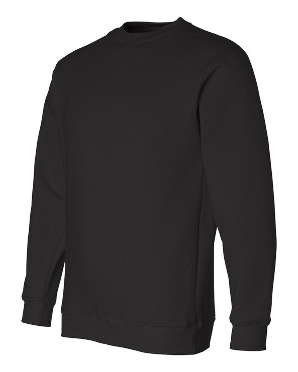Bayside 1102 - Sudadera de cuello redondo fabricada en EE.UU.