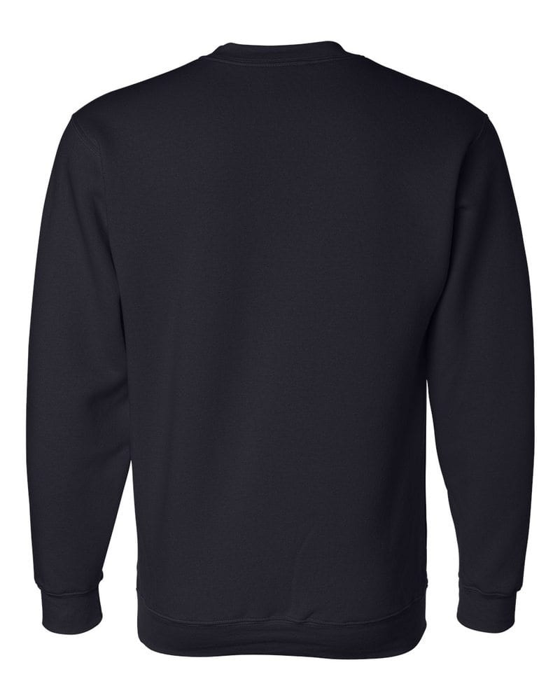 Bayside 1102 - Sudadera de cuello redondo fabricada en EE.UU.