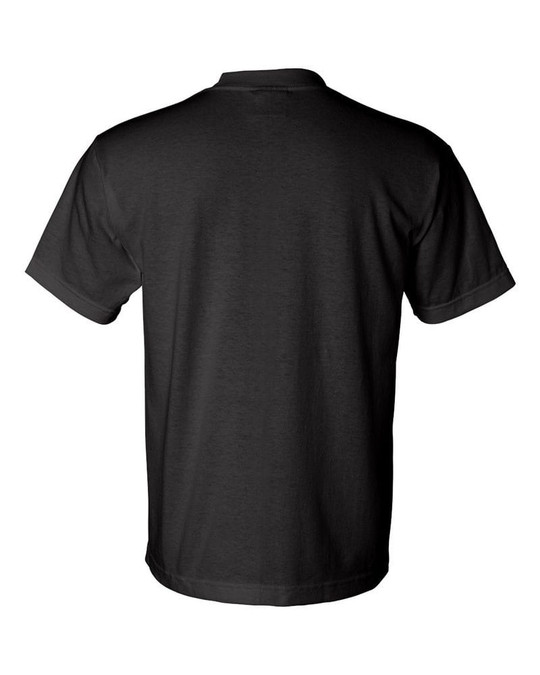 Bayside 1701 - Camiseta de manga corta USA-Made 50/50