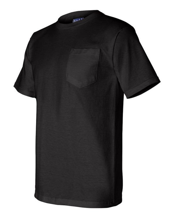 Bayside 3015 - Union-Made Short Sleeve T-Shirt with a Pocket