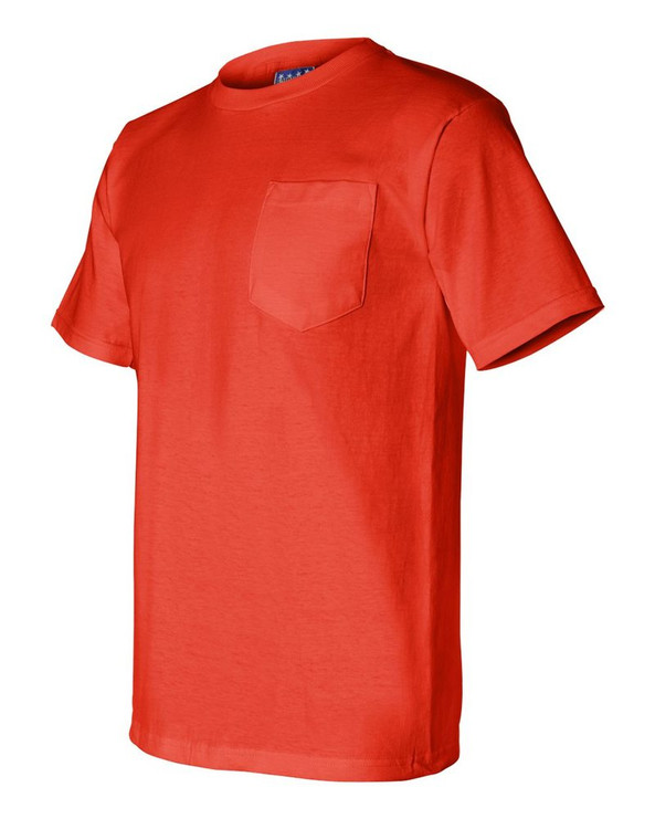 Bayside 3015 - Union-Made Short Sleeve T-Shirt with a Pocket