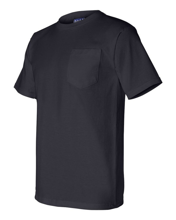 Bayside 3015 - Union-Made Short Sleeve T-Shirt with a Pocket