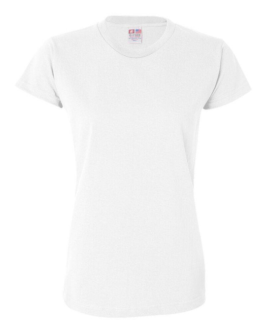 Bayside 3325 - Camiseta de Manga Corta Hecha en USA