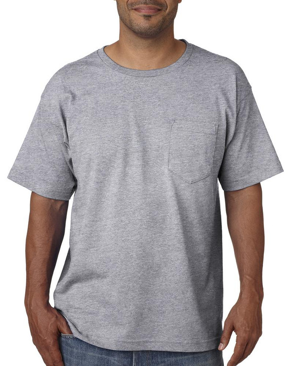 Bayside 5070 - USA-Made Short Sleeve T-Shirt With a Pocket
