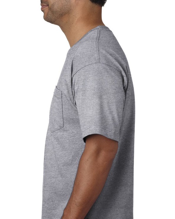 Bayside 5070 - USA-Made Short Sleeve T-Shirt With a Pocket