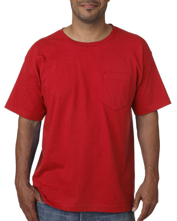 Bayside 5070 - USA-Made Short Sleeve T-Shirt With a Pocket