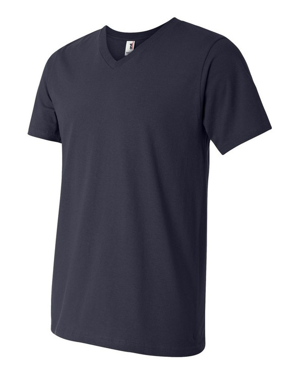 Anvil 982 - Remera ligera fashion con cuello en V 