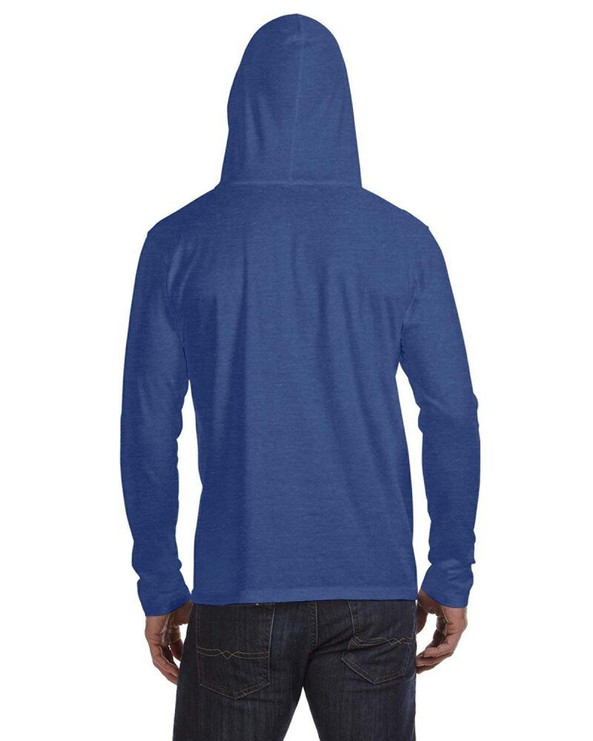 Anvil 987 - Lightweight Long Sleeve Hooded T-Shirt