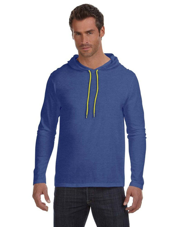Anvil 987 - Lightweight Long Sleeve Hooded T-Shirt