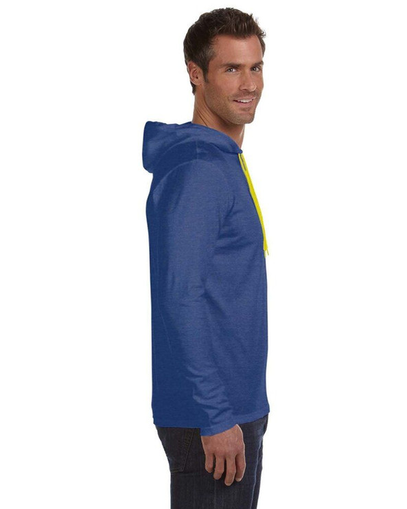 Anvil 987 - Lightweight Long Sleeve Hooded T-Shirt
