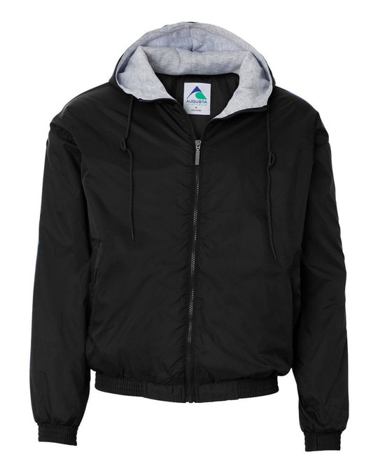 Augusta Sportswear 3280 - Campera de tafetán con capucha/forro polar