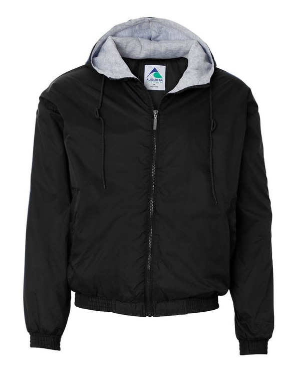 Augusta Sportswear 3280 - Campera de tafetán con capucha/forro polar
