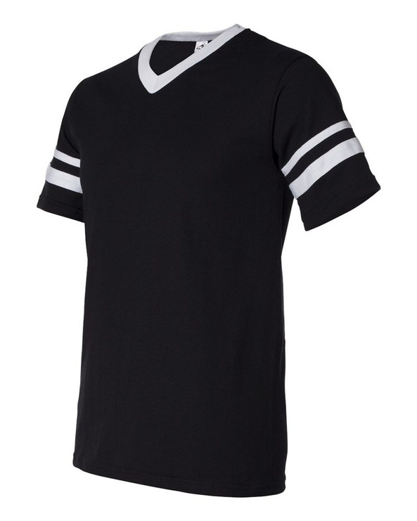 Augusta Sportswear 360 - V-Neck Jersey with Striped Sleeves